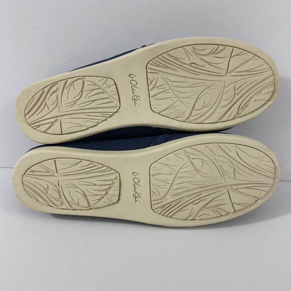 OluKai Women's Waialua Mesh Slip On Sneaker Flats Shoes Navy Blue Size 9 - Picture 11 of 11